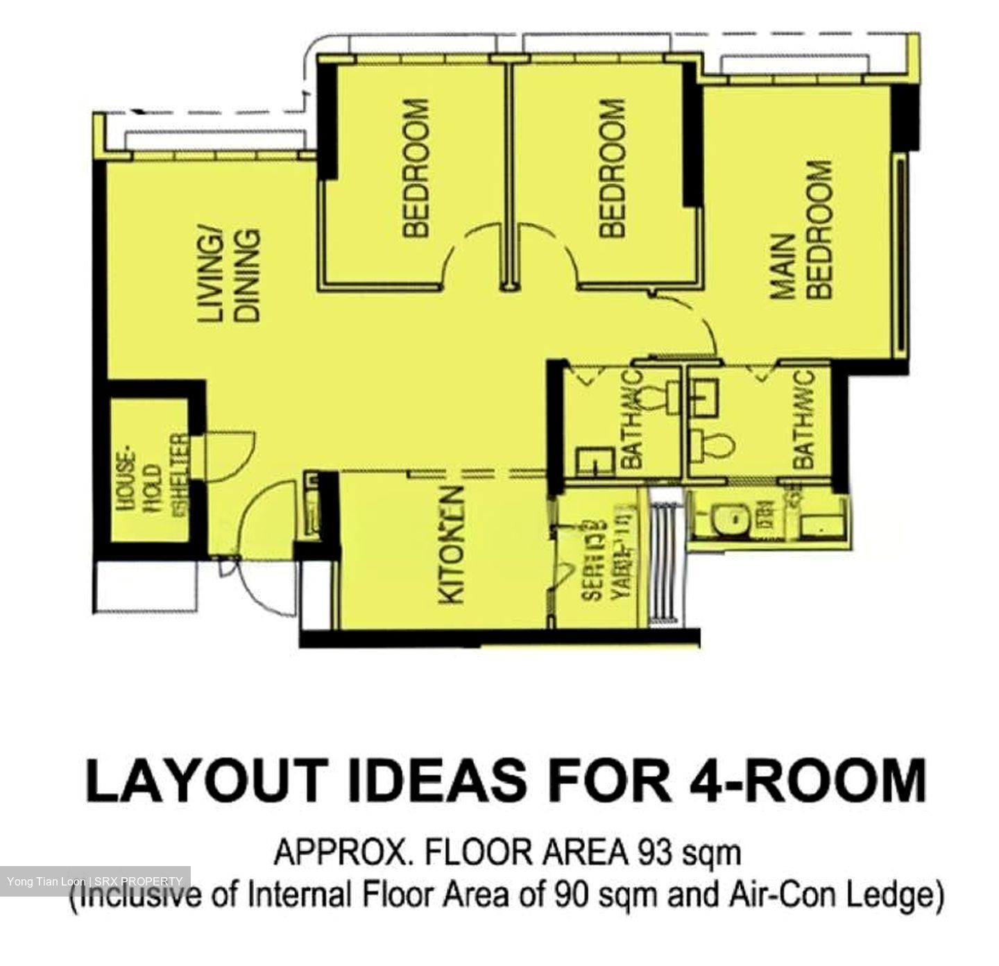 Blk 153B Bedok South Horizon (Bedok), HDB 4 Rooms #552085011